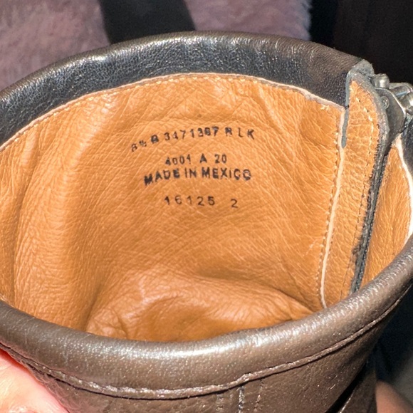 FRYE: Phillip Harness Womens Brown Leather Ankle Boots - Picture 3 of 13